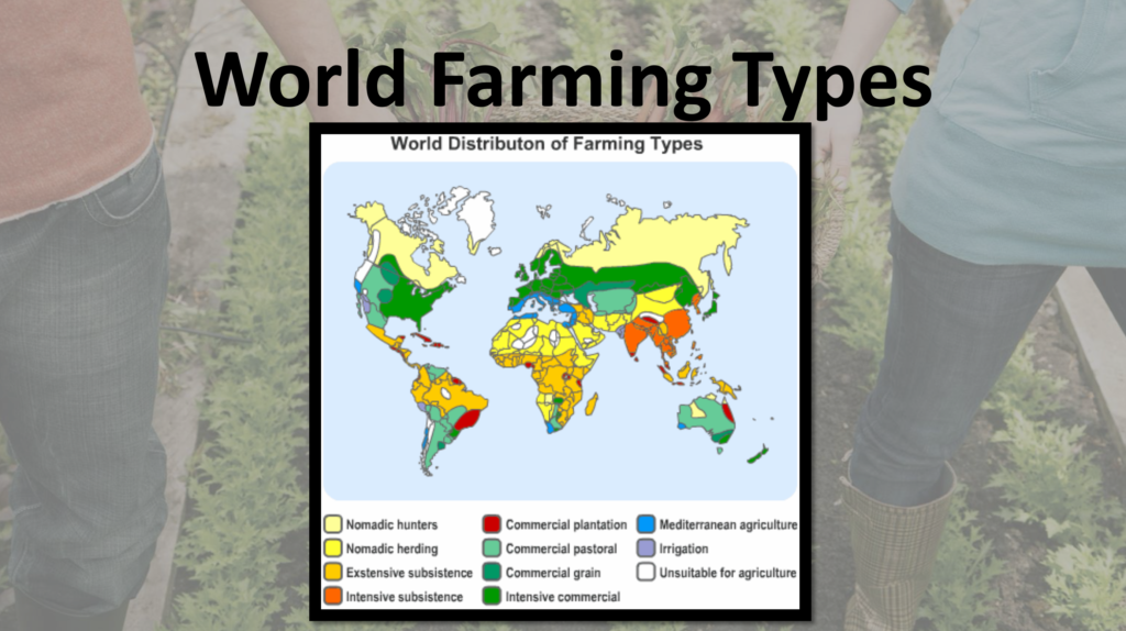 geography of food production